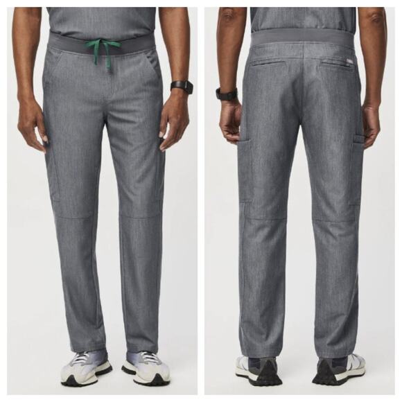 FIGS Men's Axim Cargo Scrub Pants Graphite Size S - Picture 1 of 11